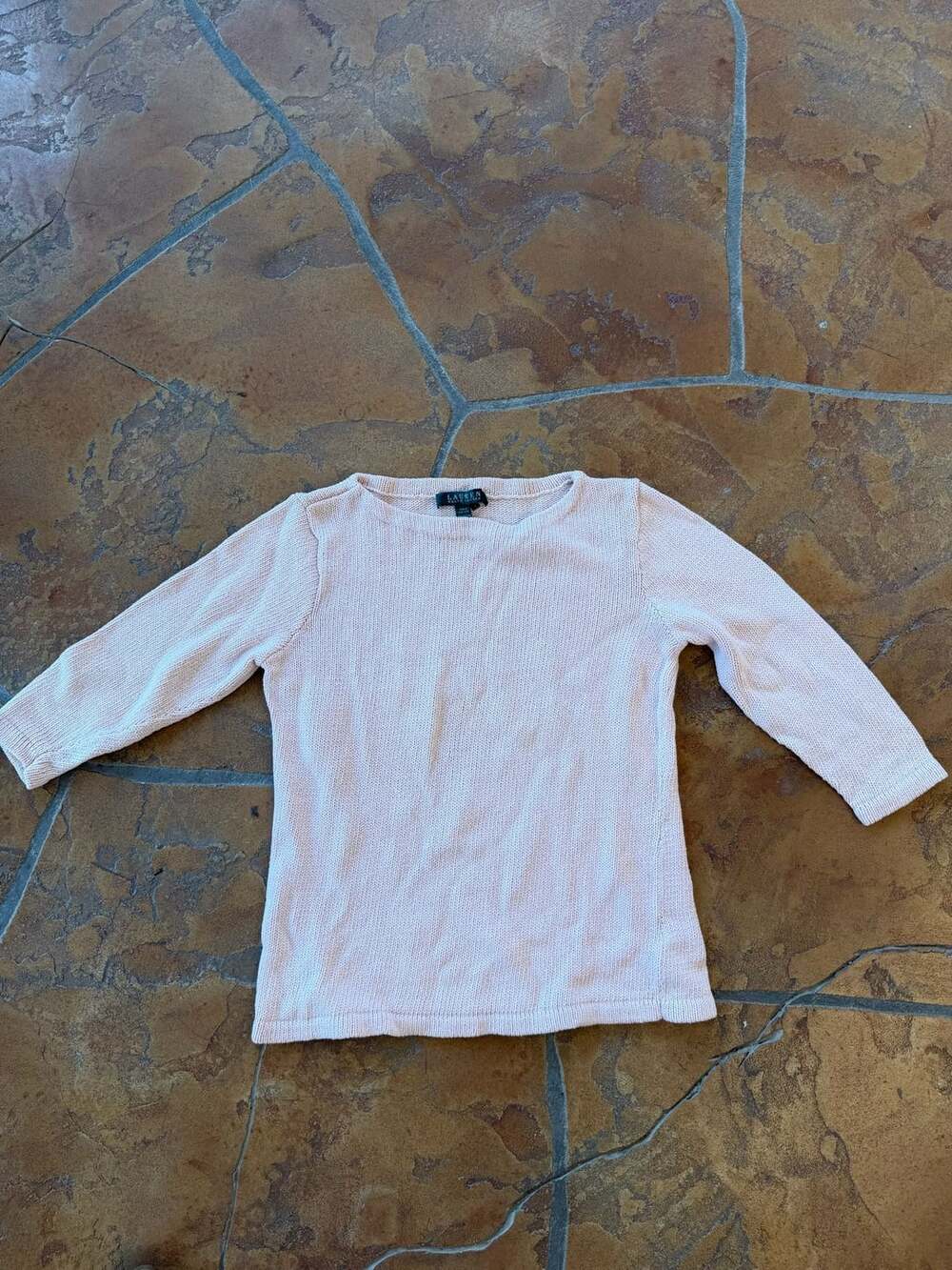 LAUREN Ralph Lauren Boatneck Sweater Pink Knit